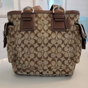 Coach Large Soho Signature Tote Bag